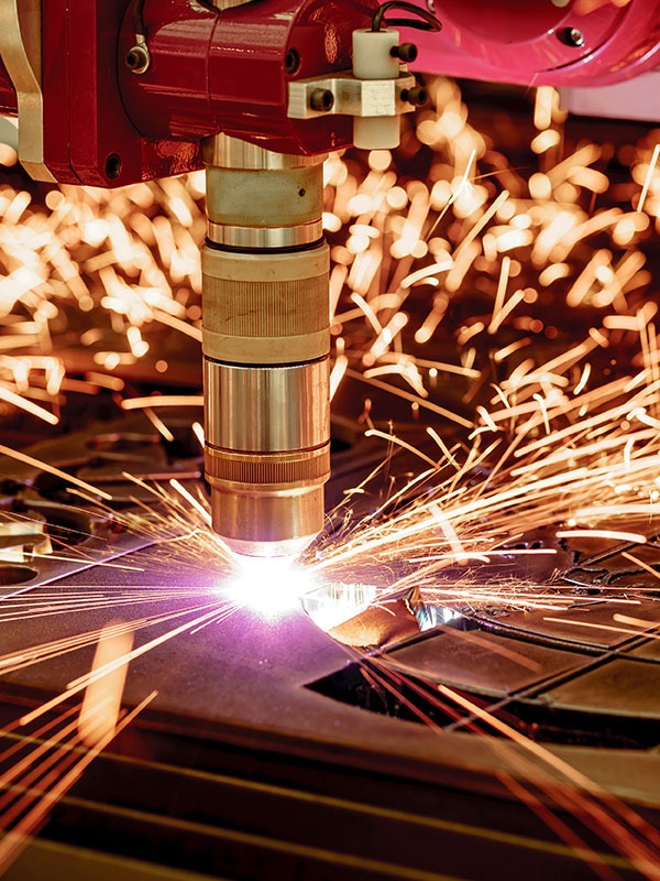 CNC at Work Cutting Custom Item | Elite Welding & Fabrication