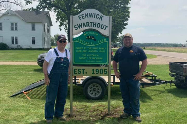 retail7 Custom Welded Metal Sign for CENTENNIAL FARM in Michigan | Elite Welding & Fabrication