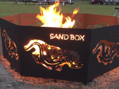 Custom Welded Metal Campfire Pit Guard with Lizards | Spring Welding Projects | Elite Welding & Fabrication