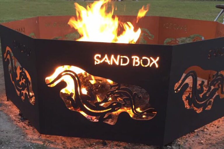 retail8 Custom Welded Metal Campfire Pit Guard with Lizards | Spring Welding Projects | Elite Welding & Fabrication