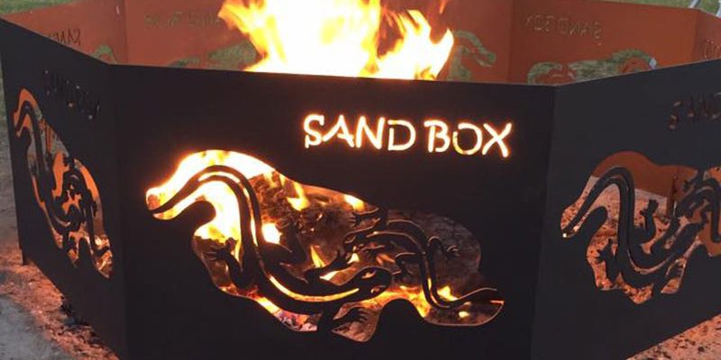 retail8 Custom Welded Metal Campfire Pit Guard with Lizards | Spring Welding Projects | Elite Welding & Fabrication