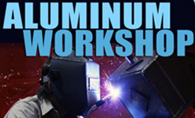 aluminum-workshop Aluminum workshop graphic of a welder working on a project.